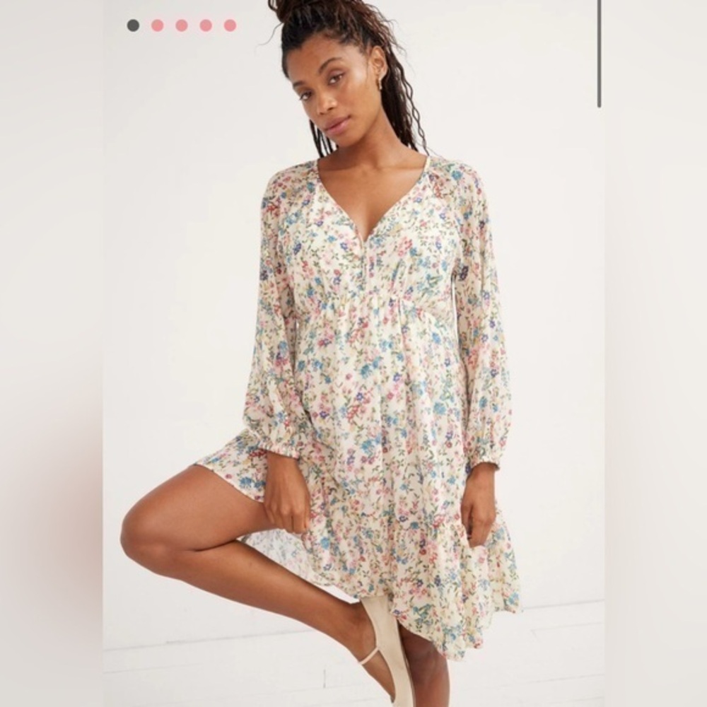 Hatch maternity Kelsey floral mini dress 4 xl
